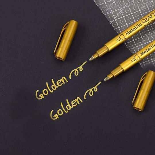 Imagem de Caneta Metálica Dourada | CraftWork Pen GuangNa